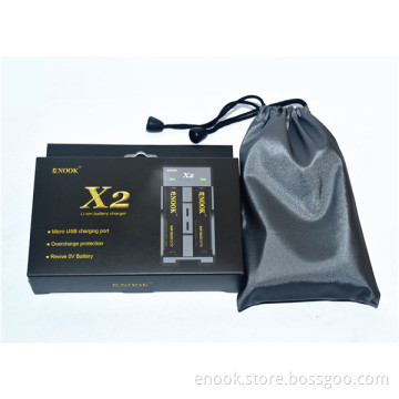 Enook X2 charger 18650 battery charger